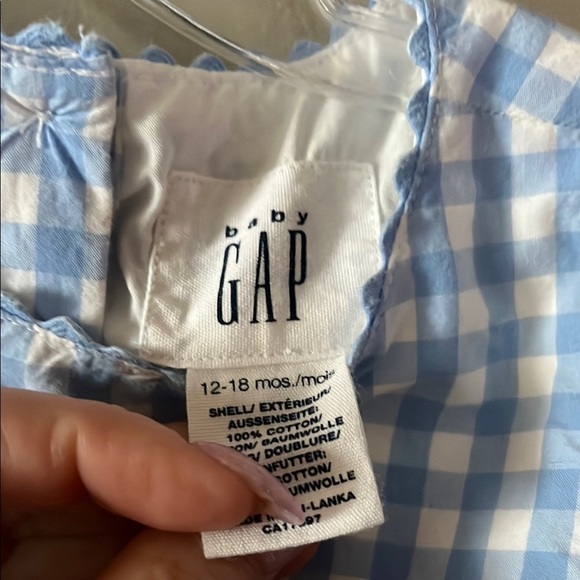 GAP Blue A-Line Sleeveless Dress - Picture 2 of 6